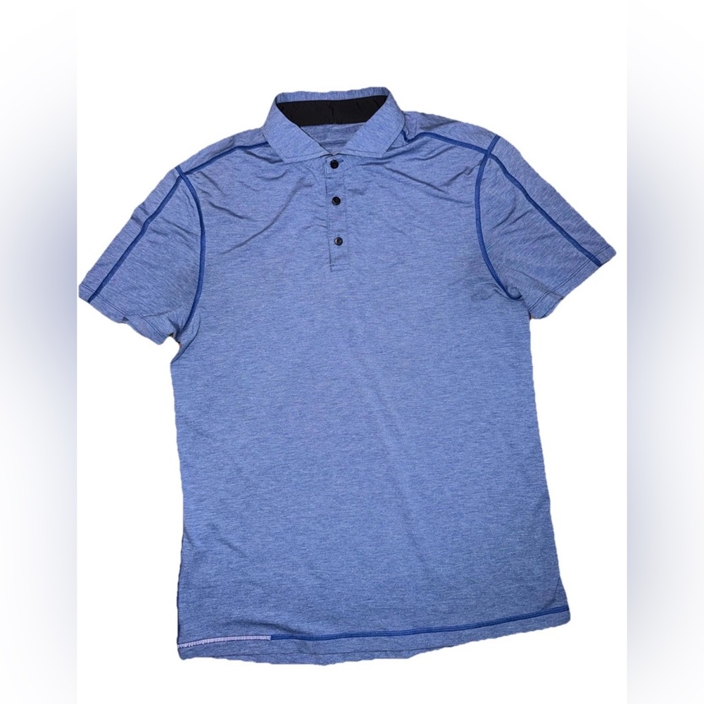 Lululemon Metal Vent Polo Short Men’s Size M/L Blue Golf